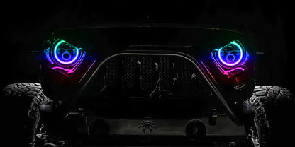 ORACLE Lighting Jeep Wrangler JL/Gladiator JT Dynamic ColorSHIFT® 7" High Powered LED Headlights (Pair) by ORACLE Lighting