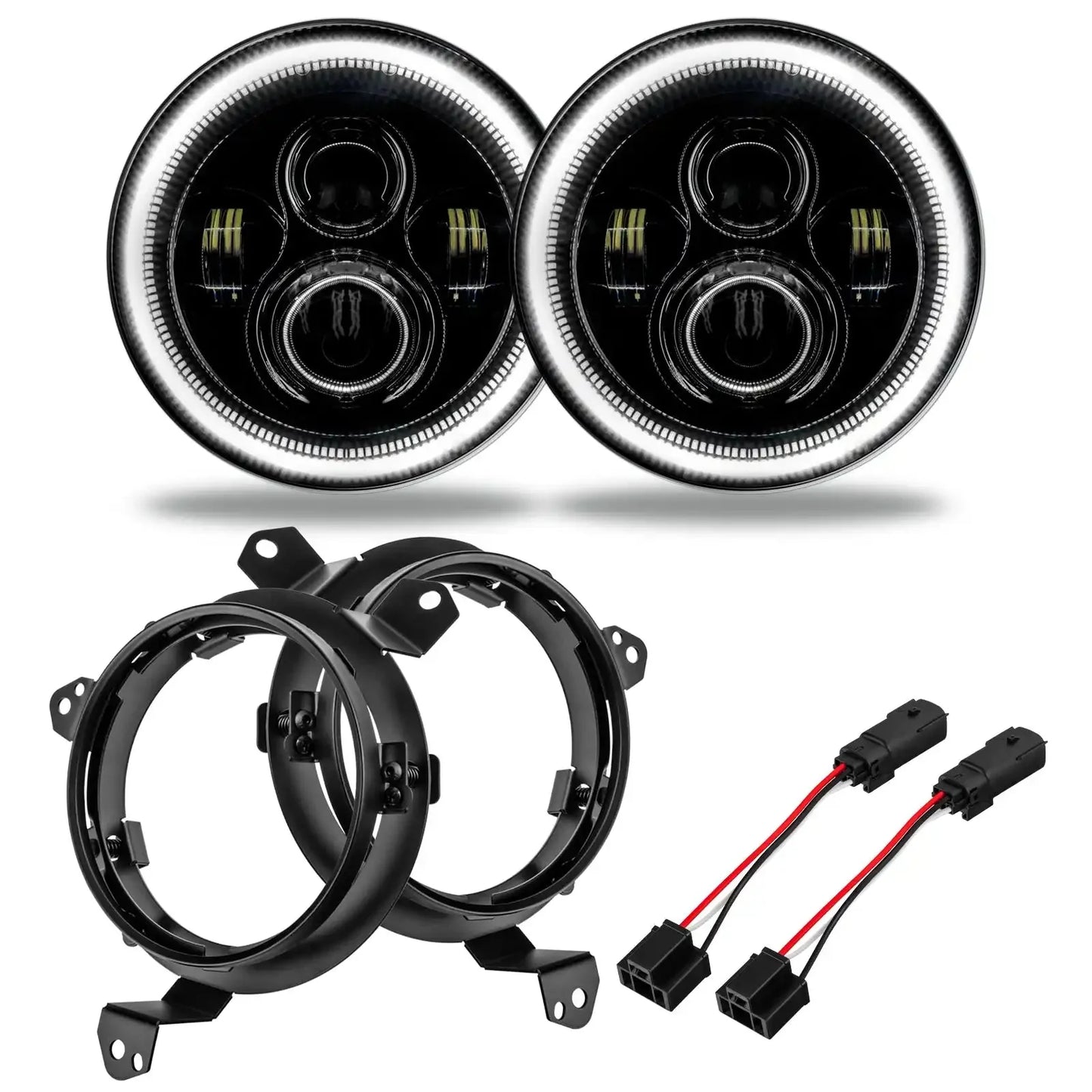 ORACLE Lighting Jeep Wrangler JL/Gladiator JT 7" High Powered LED Headlights (Pair) by ORACLE Lighting