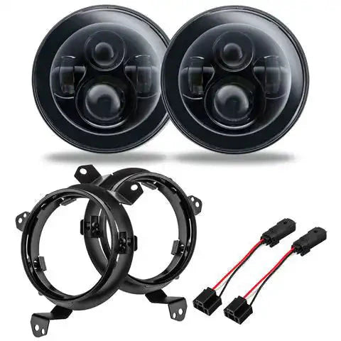 ORACLE Lighting Jeep Wrangler JL/Gladiator JT 7" High Powered LED Headlights (Pair) by ORACLE Lighting