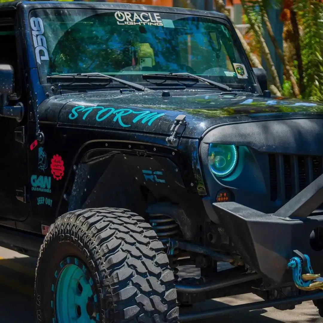 7" High Powered LED Headlights | DOT Certified Sealed Beam Replacement | Jeep Wrangler & Classic Cars by ORACLE Lighting