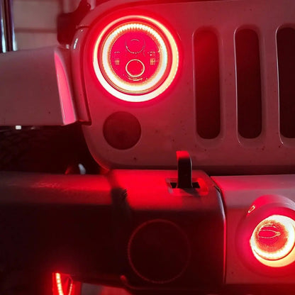 ORACLE Lighting 20W LED Fog Lights for Jeep Wrangler JK/JL & Gladiator JT | High Performance Plug-and-Play by ORACLE Lighting