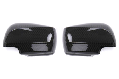 OLM LE Dry Carbon Fiber Full Mirror Covers (No Turn Signal Hole) - 2015-2018 WRX by OLM