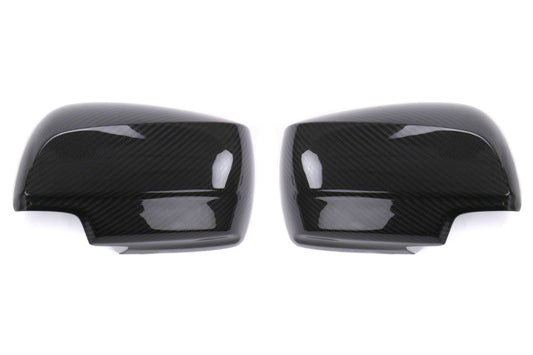 OLM LE Dry Carbon Fiber Full Mirror Covers (No Turn Signal Hole) - 2015-2018 WRX by OLM