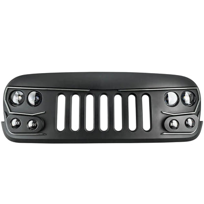 2007-2017 Jeep Wrangler JK VECTOR Pro Series II Full LED Grill - Integrated Headlights & DRL by ORACLE Lighting