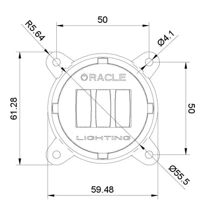 ORACLE Lighting 60mm 15W Fog Beam LED Emitter Module by ORACLE Lighting
