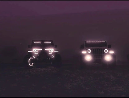 ORACLE Lighting Vector™ Series Grill LED Halo Kit - JK/JL/JT by ORACLE Lighting