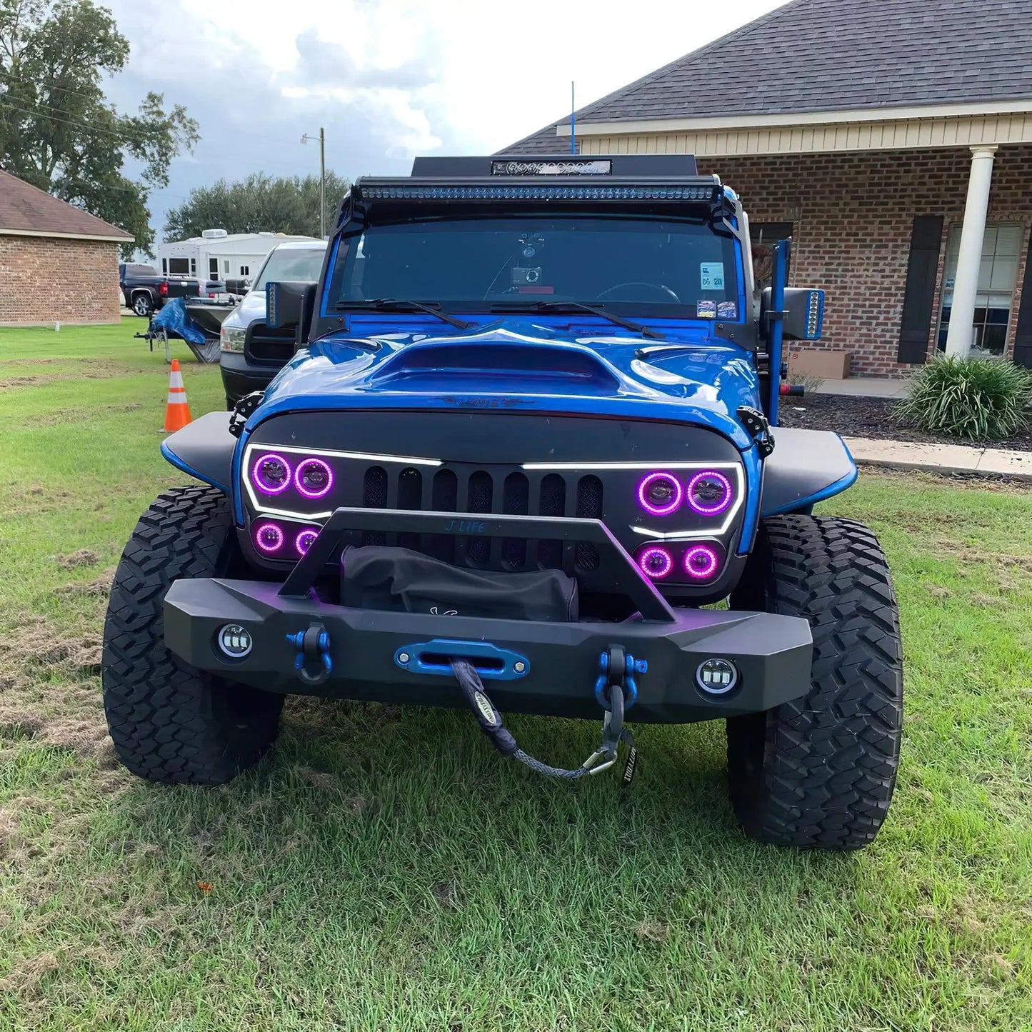 ORACLE Lighting Vector™ Series Grill LED Halo Kit - JK/JL/JT by ORACLE Lighting