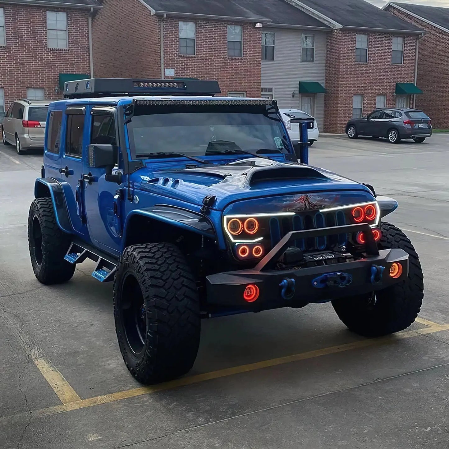 ORACLE Lighting Vector™ Series Grill LED Halo Kit - JK/JL/JT by ORACLE Lighting