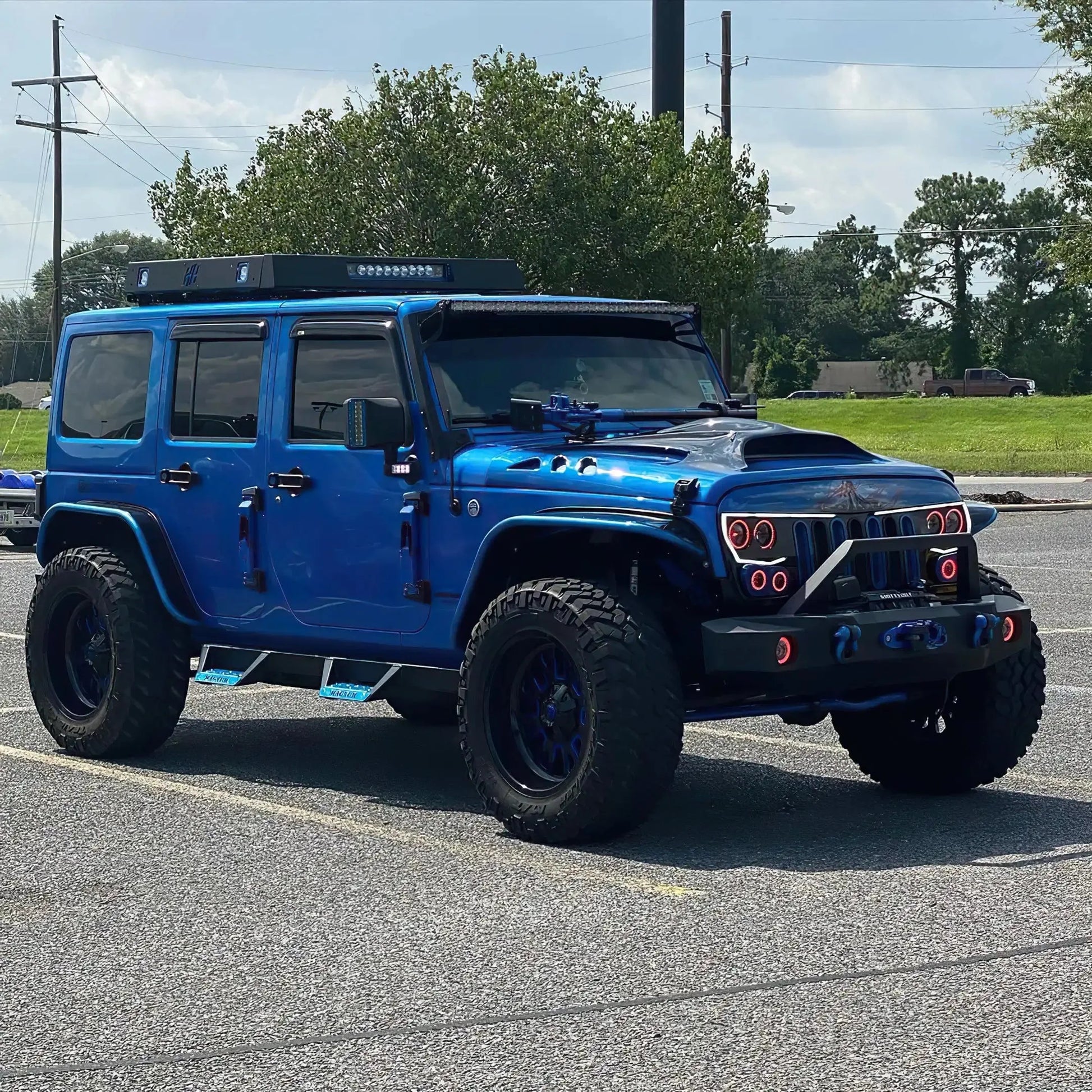 ORACLE Lighting Vector™ Series Grill LED Halo Kit - JK/JL/JT by ORACLE Lighting