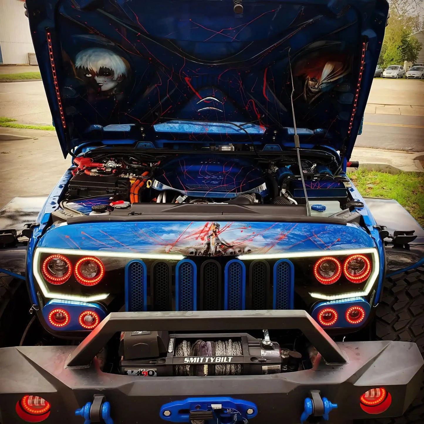 ORACLE Lighting Vector™ Series Grill LED Halo Kit - JK/JL/JT by ORACLE Lighting