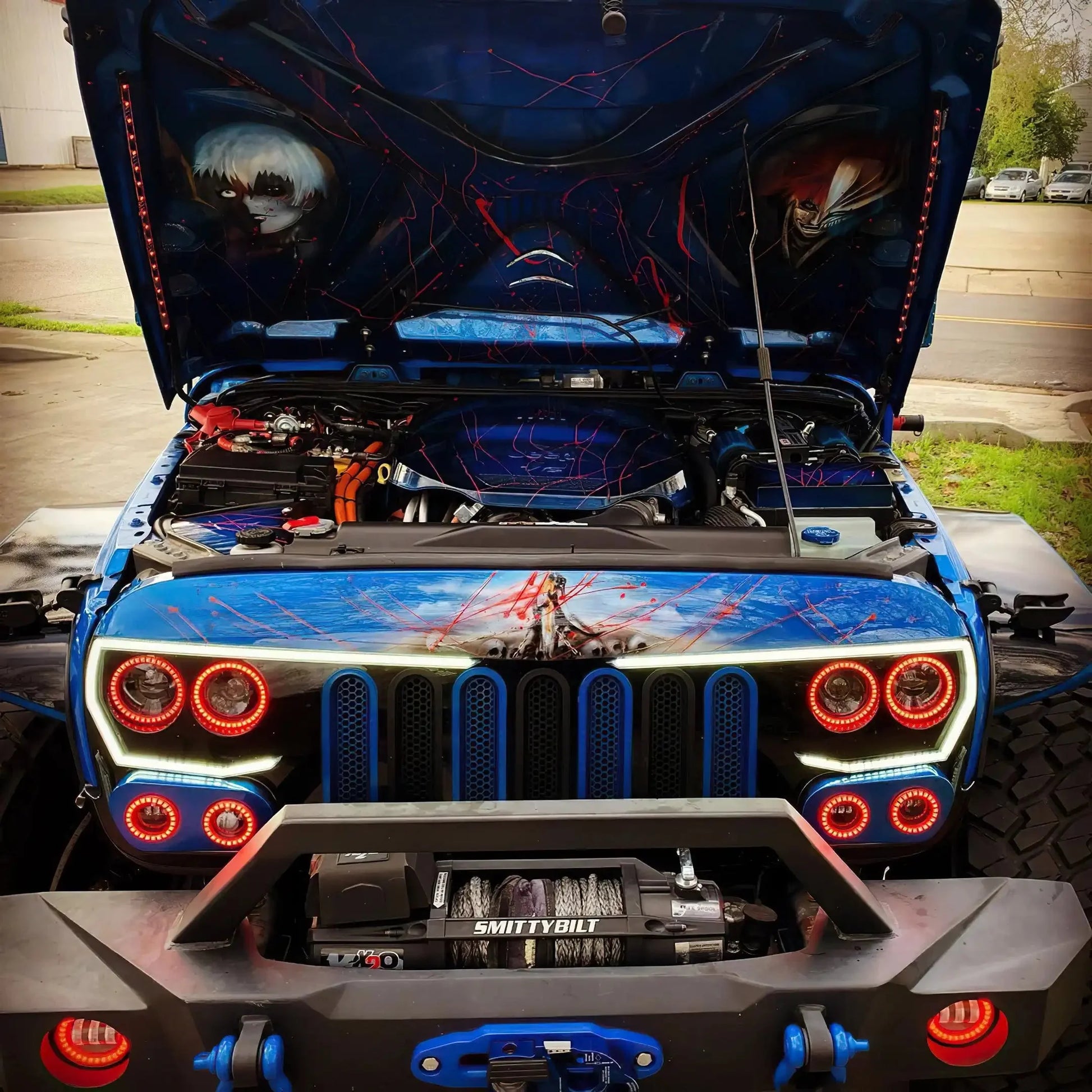 ORACLE Lighting Vector™ Series Grill LED Halo Kit - JK/JL/JT by ORACLE Lighting