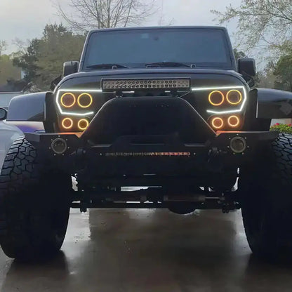 ORACLE Lighting Vector™ Series Grill LED Halo Kit - JK/JL/JT by ORACLE Lighting