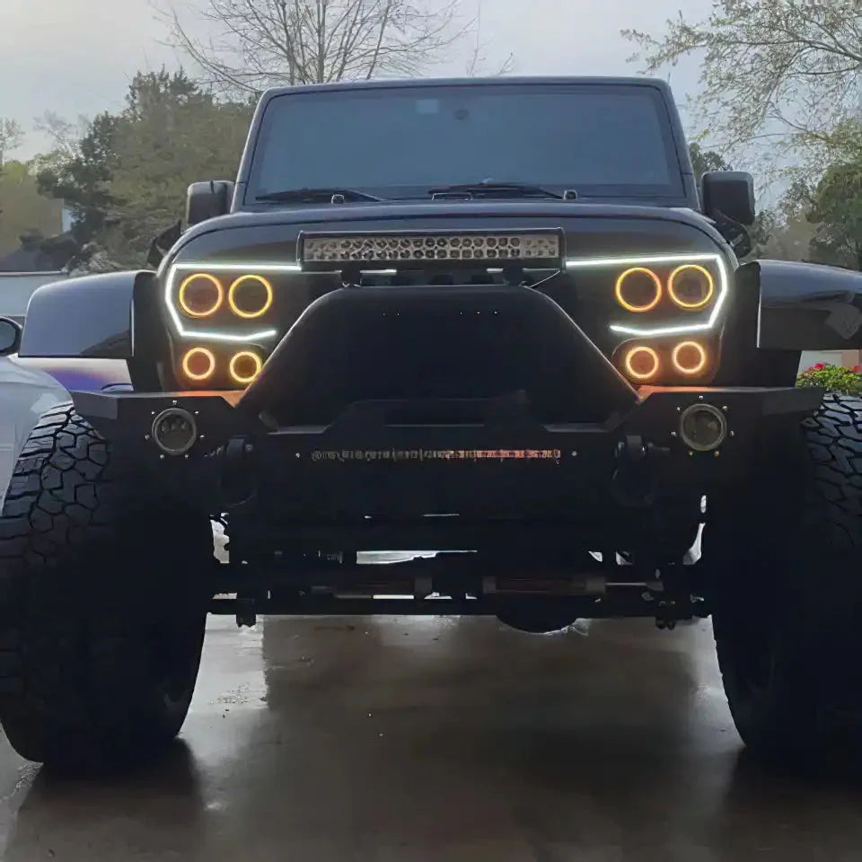 ORACLE Lighting Vector™ Series Grill LED Halo Kit - JK/JL/JT by ORACLE Lighting