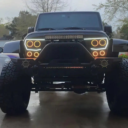 ORACLE Lighting Vector™ Series Grill LED Halo Kit - JK/JL/JT by ORACLE Lighting