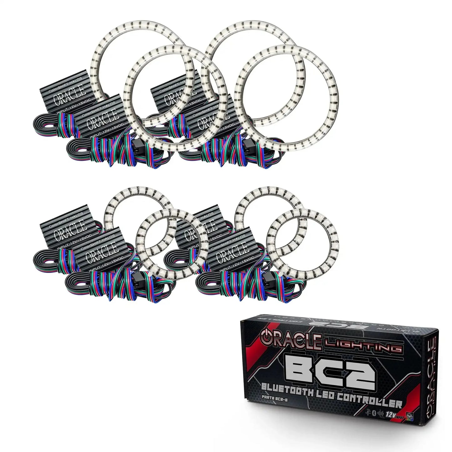 ORACLE Lighting Vector™ Series Grill LED Halo Kit - JK/JL/JT by ORACLE Lighting
