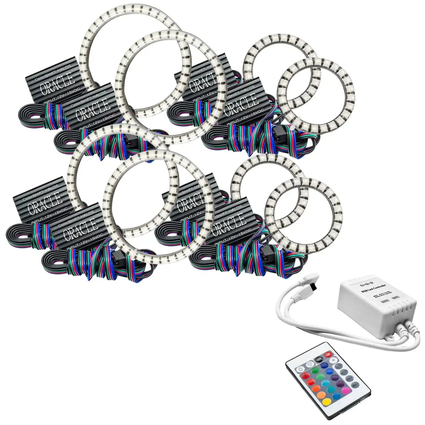 ORACLE Lighting Vector™ Series Grill LED Halo Kit - JK/JL/JT by ORACLE Lighting