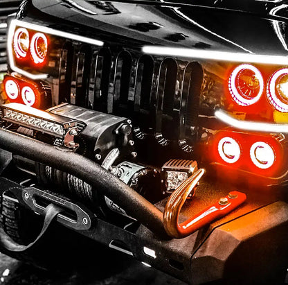ORACLE Lighting Vector™ Series Grill LED Halo Kit - JK/JL/JT by ORACLE Lighting