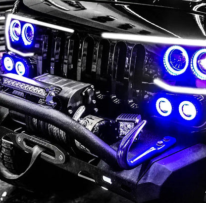 ORACLE Lighting Vector™ Series Grill LED Halo Kit - JK/JL/JT by ORACLE Lighting