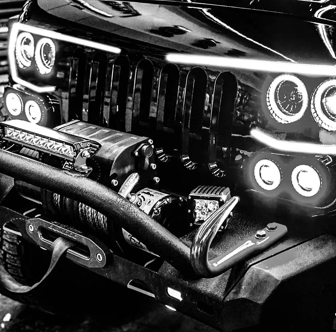 ORACLE Lighting Vector™ Series Grill LED Halo Kit - JK/JL/JT by ORACLE Lighting
