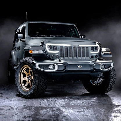 ORACLE Lighting VECTOR™ Pro Series II Full LED Grill for the Jeep Wrangler JL / Gladiator JT by ORACLE Lighting