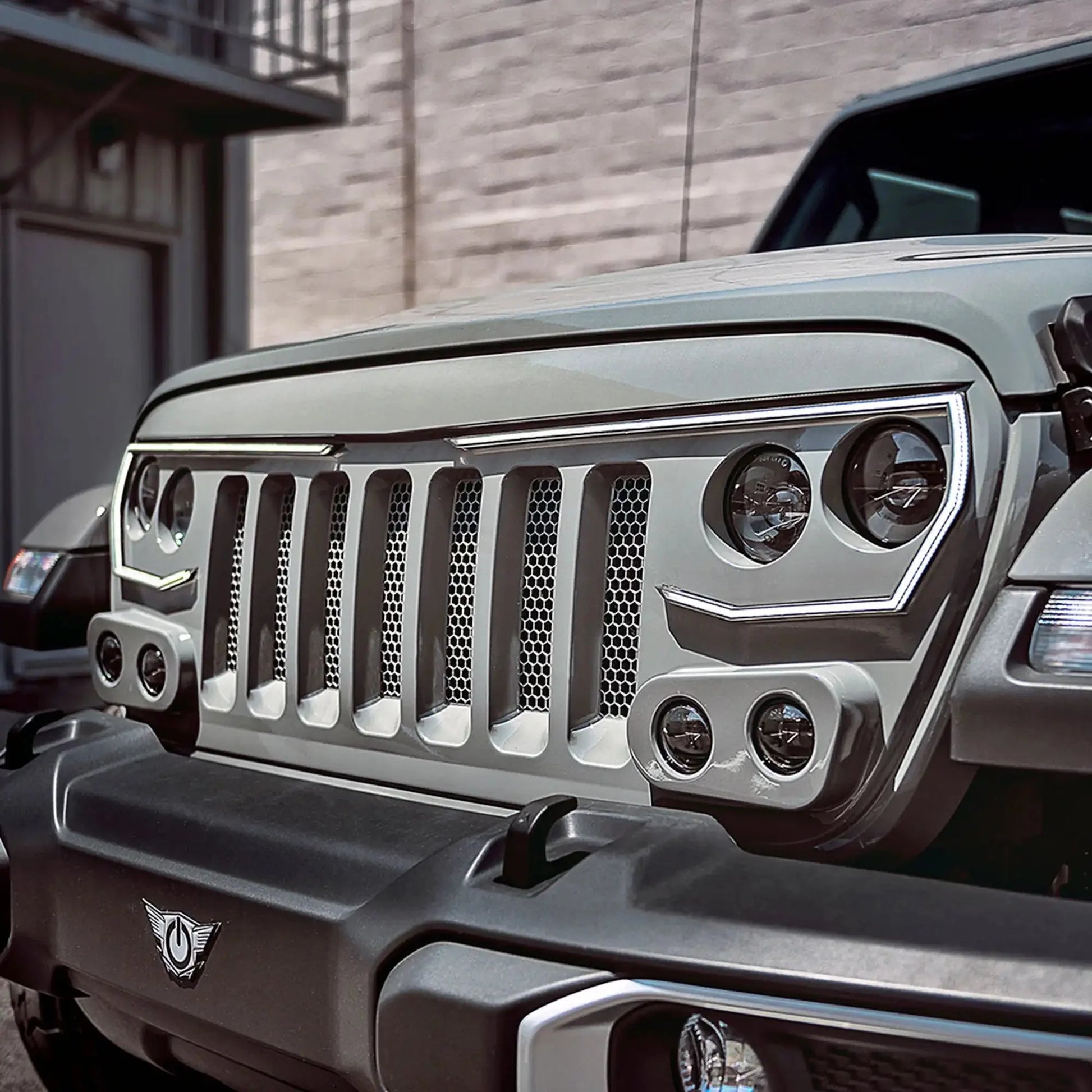 ORACLE Lighting VECTOR™ Pro Series II Full LED Grill for the Jeep Wrangler JL / Gladiator JT by ORACLE Lighting