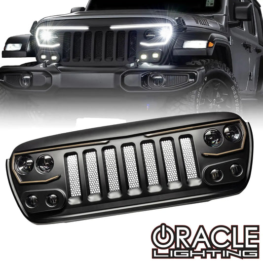 ORACLE Lighting VECTOR™ Pro Series II Full LED Grill for the Jeep Wrangler JL / Gladiator JT by ORACLE Lighting