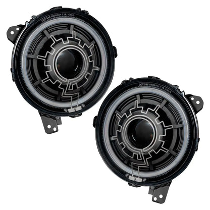 ORACLE Lighting Oculus™ Bi-LED Projector Headlights for Jeep Wrangler JL/Gladiator JT- Heated Lens by ORACLE Lighting
