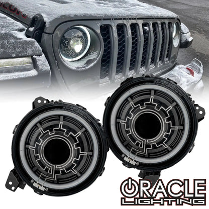 ORACLE Lighting Oculus™ Bi-LED Projector Headlights for Jeep Wrangler JL/Gladiator JT- Heated Lens by ORACLE Lighting