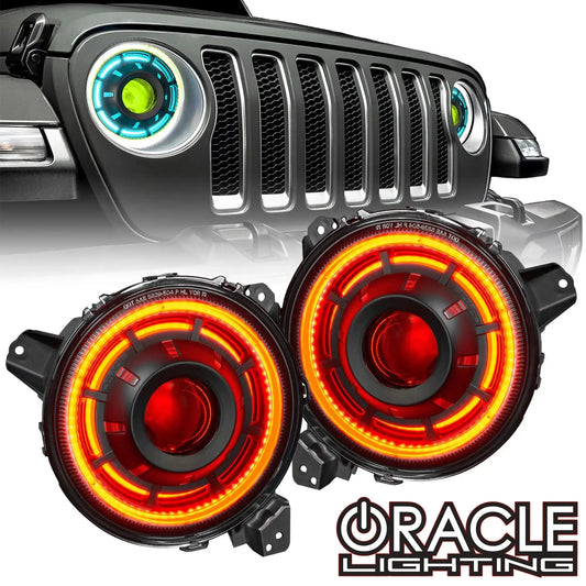 ORACLE Lighting Oculus™ ColorSHIFT Bi-LED Projector Headlights for Jeep JL / Gladiator JT by ORACLE Lighting