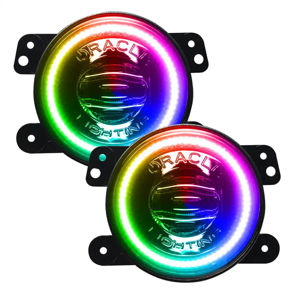 ORACLE Lighting Jeep Wrangler JK/JL & Gladiator JT High Performance 20W LED Fog Lights - Dynamic ColorSHIFT by ORACLE Lighting
