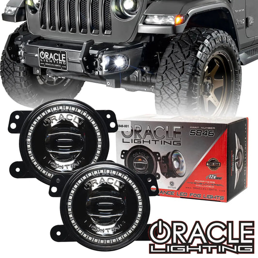 ORACLE Lighting Jeep Wrangler JK/JL & Gladiator JT High Performance 20W LED Fog Lights - Dynamic ColorSHIFT by ORACLE Lighting