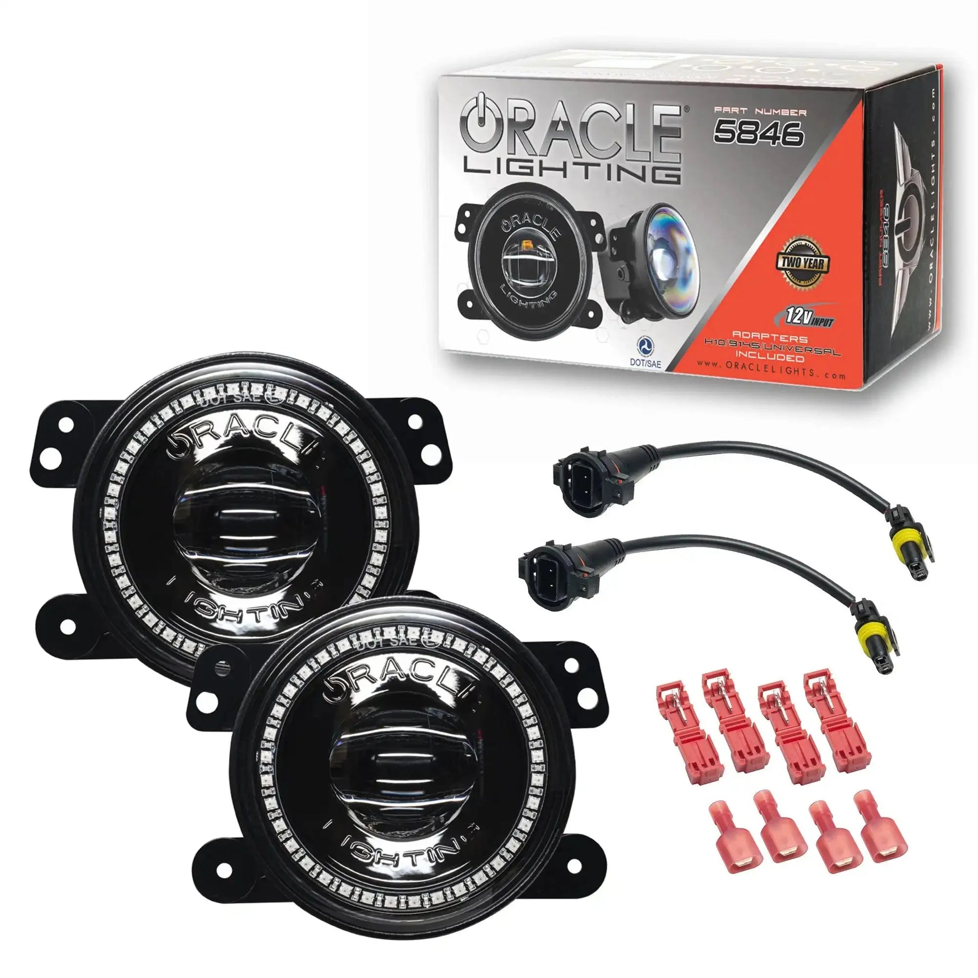 ORACLE Lighting Jeep Wrangler JK/JL & Gladiator JT High Performance 20W LED Fog Lights - Dynamic ColorSHIFT by ORACLE Lighting