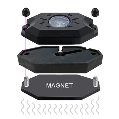 ORACLE Lighting Magnetic Rock Light Adapter - No-Drill Install (Single) by ORACLE Lighting