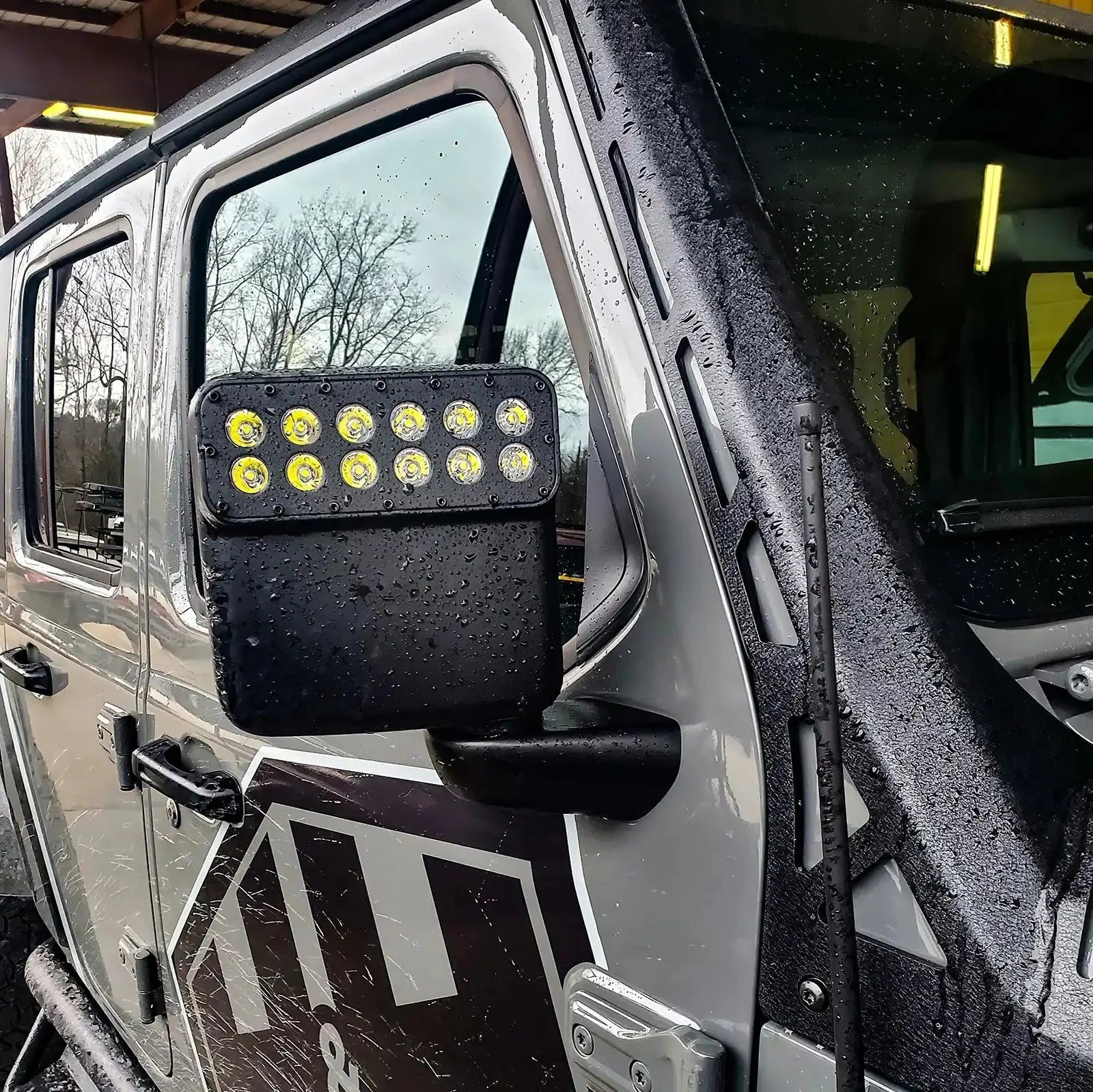 LED Off-Road Side Mirrors for Jeep Wrangler JL / Gladiator JT by ORACLE Lighting