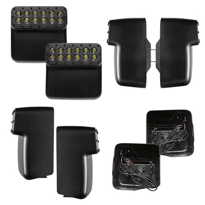 LED Off-Road Side Mirrors for Jeep Wrangler JL / Gladiator JT by ORACLE Lighting