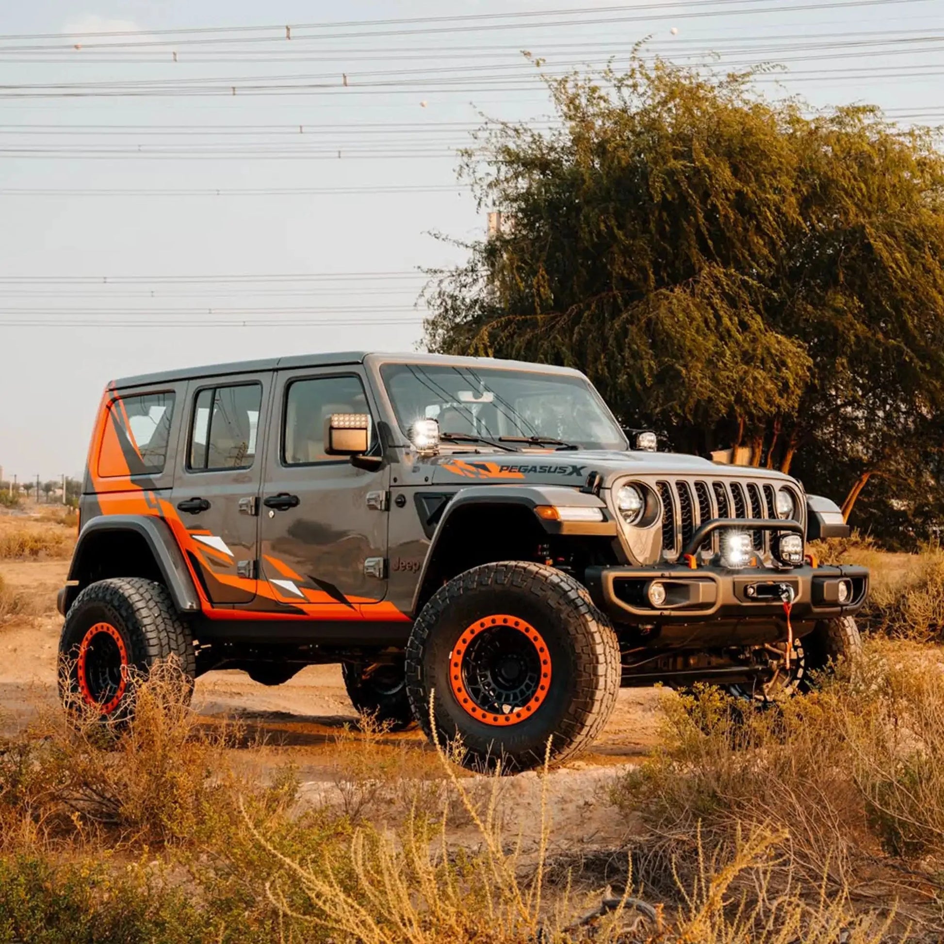LED Off-Road Side Mirrors for Jeep Wrangler JL / Gladiator JT by ORACLE Lighting