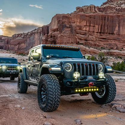 LED Off-Road Side Mirrors for Jeep Wrangler JL / Gladiator JT by ORACLE Lighting