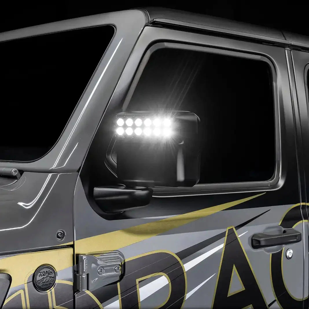 LED Off-Road Side Mirrors for Jeep Wrangler JL / Gladiator JT by ORACLE Lighting