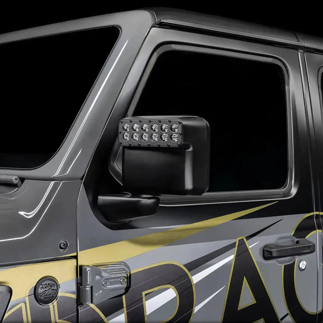 LED Off-Road Side Mirrors for Jeep Wrangler JL / Gladiator JT by ORACLE Lighting