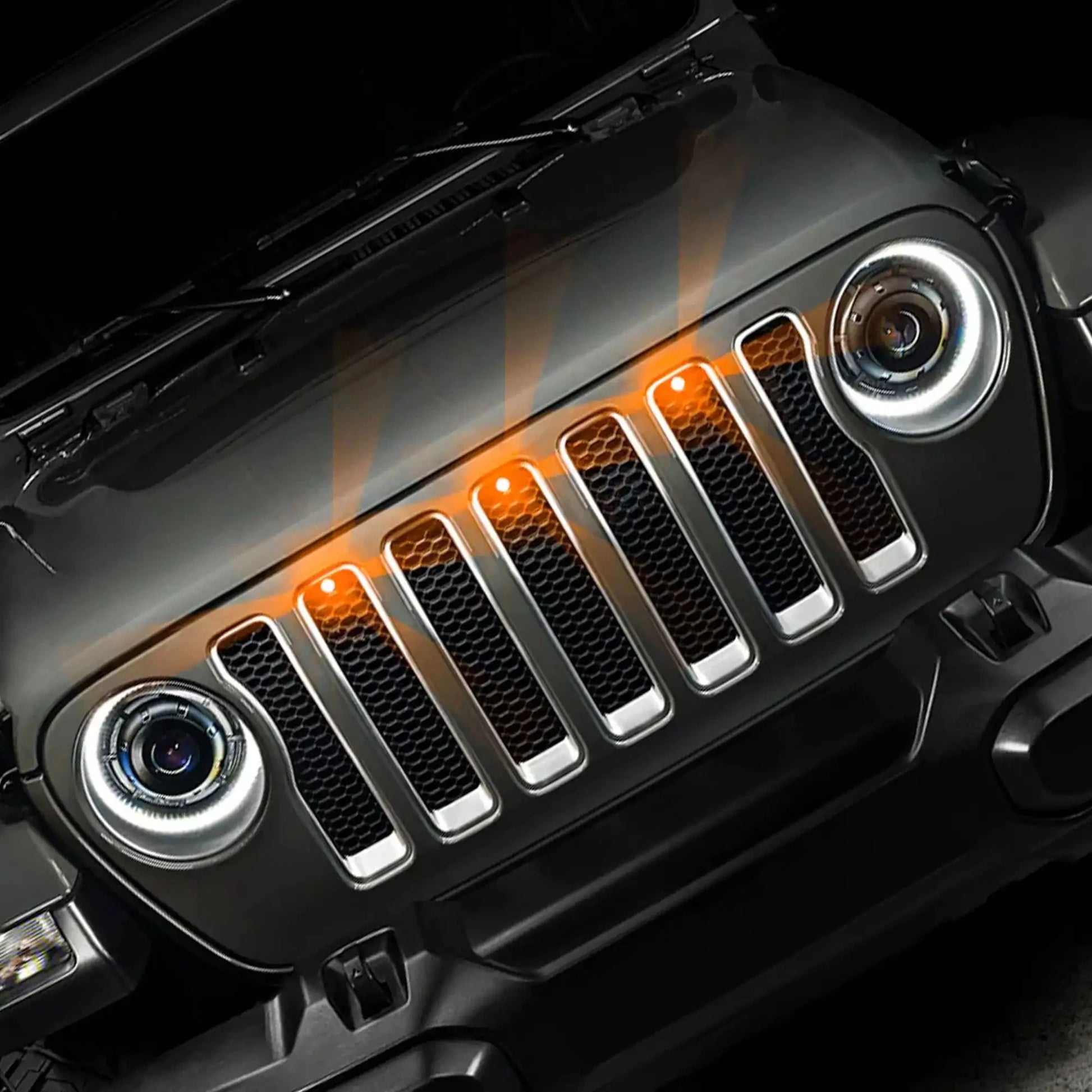 ORACLE Pre-Runner LED Grill Light Kit for Jeep Wrangler JL (2018-2023) by ORACLE Lighting