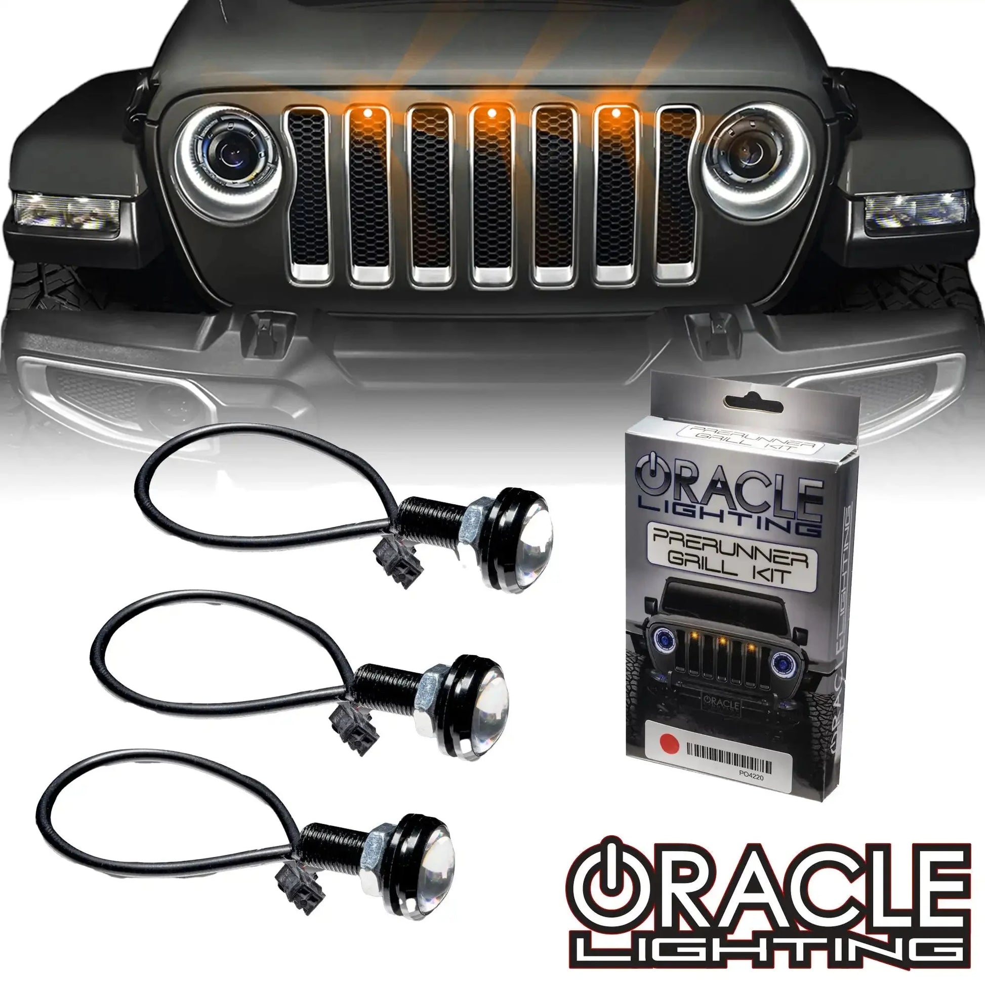 ORACLE Pre-Runner LED Grill Light Kit for Jeep Wrangler JL (2018-2023) by ORACLE Lighting