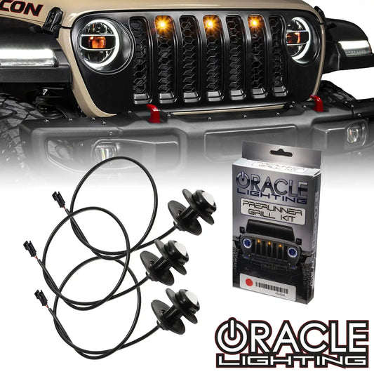 ORACLE Lighting Pre-Runner Style LED Grill Light Kit for Jeep Gladiator JT by ORACLE Lighting