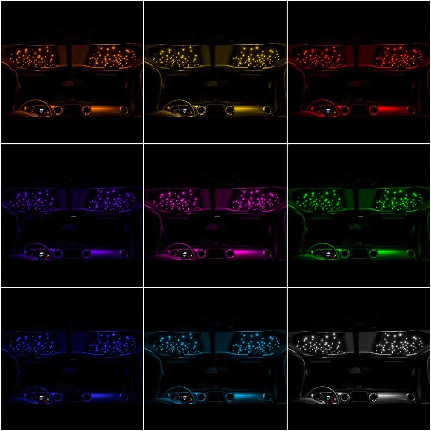 Jeep JL/JT StarLINER Fiber Optic Headliner | ORACLE ColorSHIFT by ORACLE Lighting