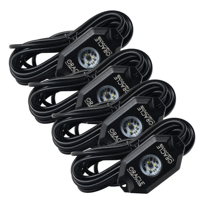 ORACLE Lighting White Underbody Wheel Well Rock Light Kit - 4 Piece by ORACLE Lighting