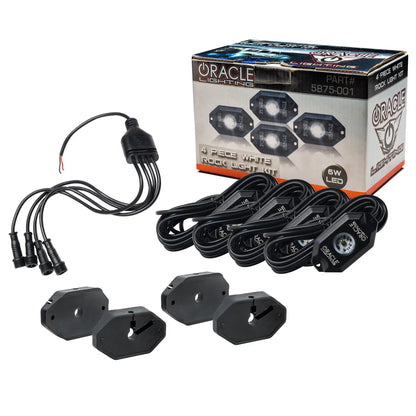 ORACLE Lighting White Underbody Wheel Well Rock Light Kit - 4 Piece by ORACLE Lighting