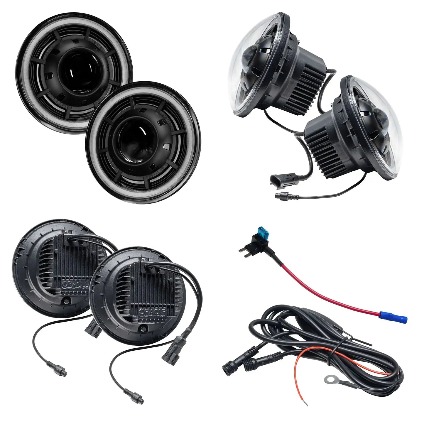 ORACLE Lighting Oculus™ 7" Bi-LED Projector Headlights for Jeep Wrangler JK by ORACLE Lighting