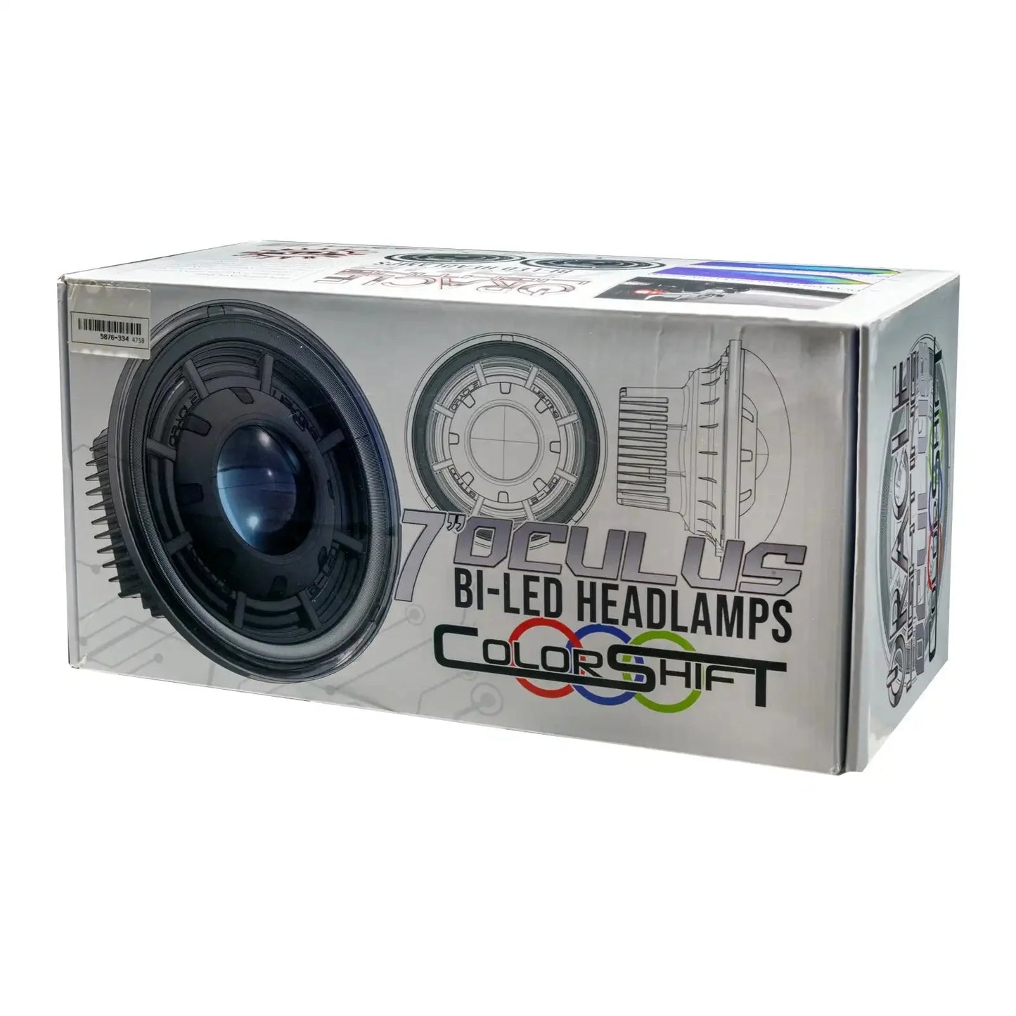 ORACLE Lighting Oculus™ 7" ColorSHIFT Bi-LED Projector Headlights for Jeep Wrangler JK by ORACLE Lighting
