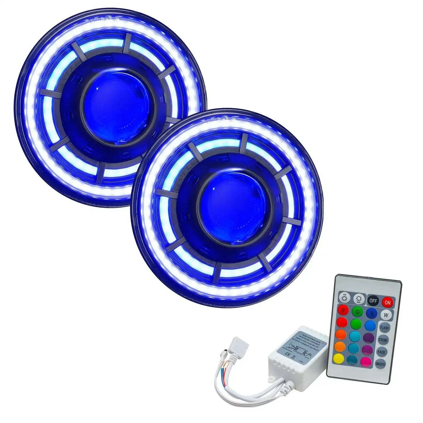 ORACLE Lighting Oculus™ 7" ColorSHIFT Bi-LED Projector Headlights for Jeep Wrangler JK by ORACLE Lighting