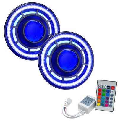 ORACLE Lighting Oculus™ 7" ColorSHIFT Bi-LED Projector Headlights for Jeep Wrangler JK by ORACLE Lighting