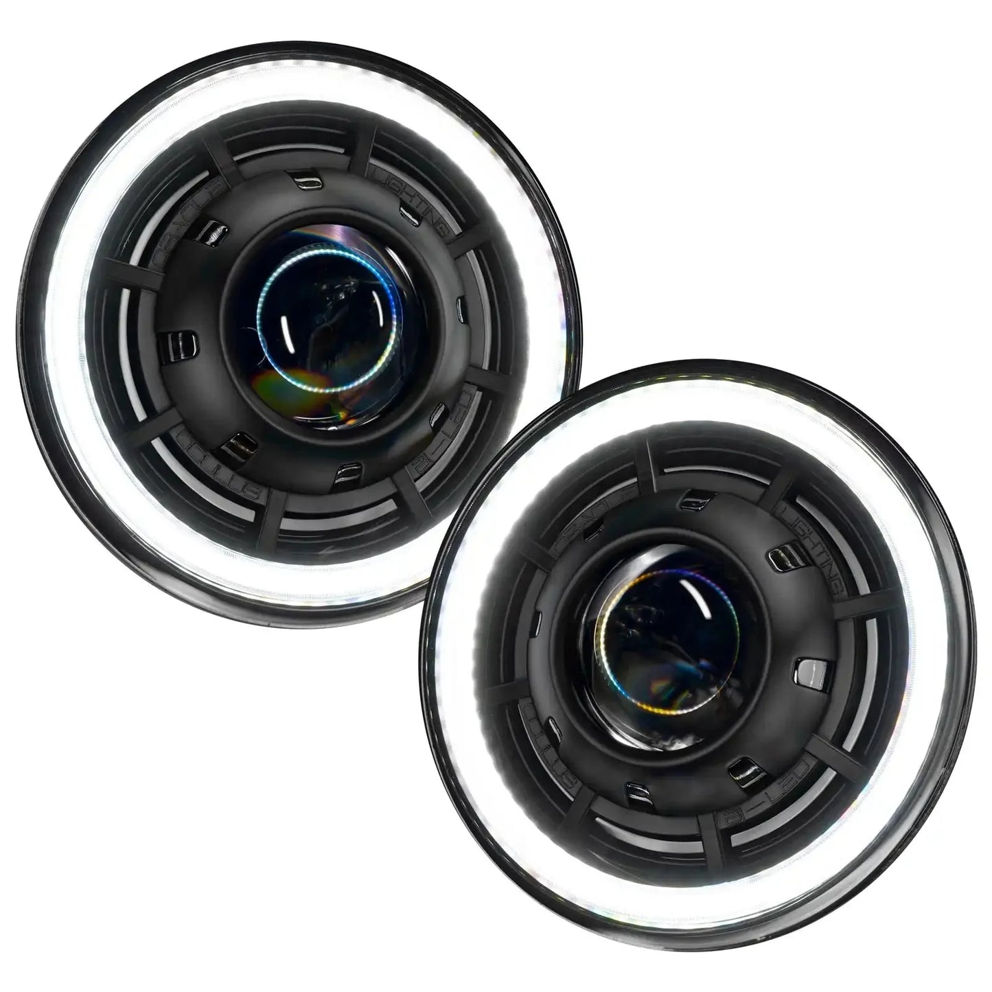 ORACLE Lighting Oculus™ 7" Switchback Bi-LED Projector Headlights for Jeep Wrangler JK by ORACLE Lighting